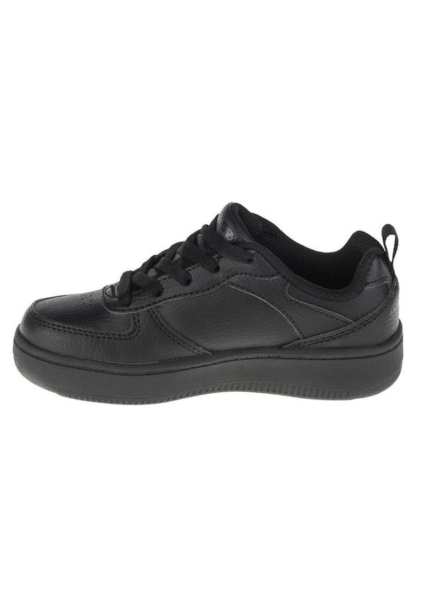 skechers - Buty sportowe Sneakersy chłopięce, Skechers Sport Court 92. Kolor: czarny. Materiał: materiał, syntetyk. Model: Skechers Sport. Sport: turystyka piesza