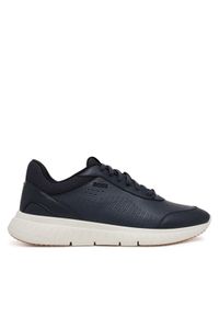 BOSS Sneakersy Titanis 50548718 Granatowy. Kolor: niebieski. Materiał: skóra