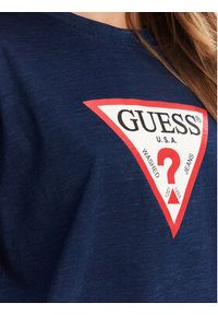 Guess Jeans T-Shirt W5GI20 KCTG1 Granatowy Regular Fit. Kolor: niebieski. Materiał: bawełna #4