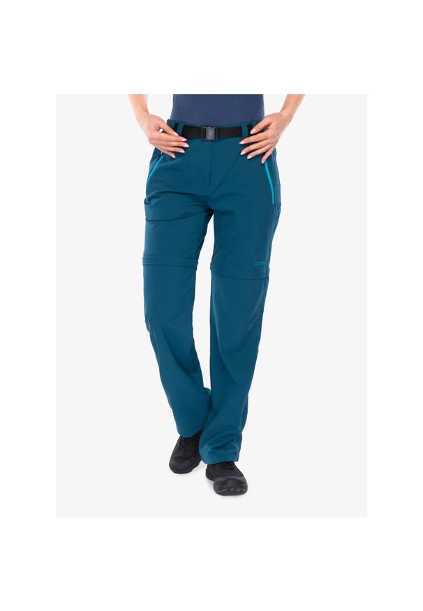 Spodnie z odpinanymi nogawkami damskie CMP Evelynn Zip Off Pant. Kolor: zielony