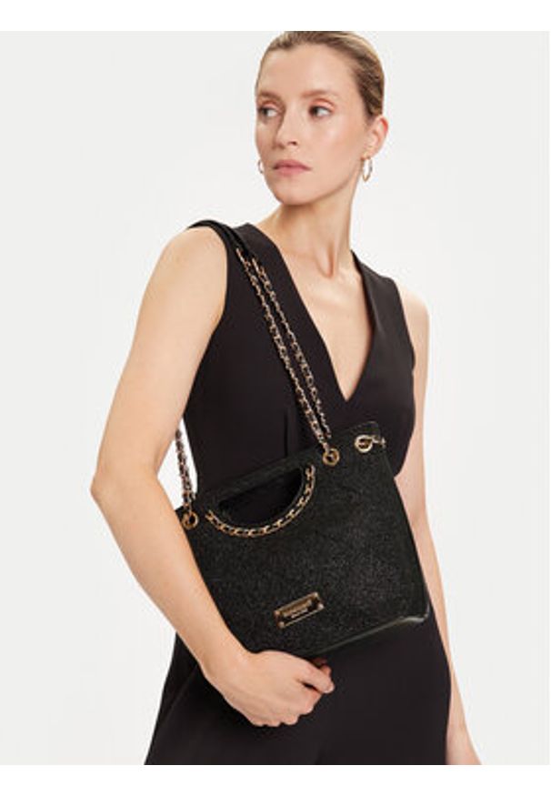 Monnari Torebka TORIMP0-24Z-BAG4310-K020D000 Czarny. Kolor: czarny. Materiał: skórzane