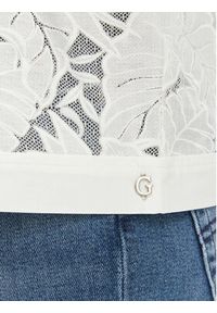 Guess Bluzka W6GH41 W1851 Biały Regular Fit. Kolor: biały. Materiał: wiskoza #5