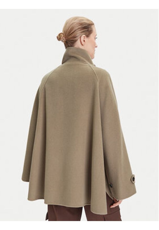 MAX&Co. Płaszcz wełniany Letizia 2526086071200 Zielony Oversize. Kolor: zielony. Materiał: wełna