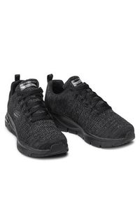 skechers - Skechers Sneakersy Paradyme 232041/BBK Czarny. Kolor: czarny. Materiał: materiał