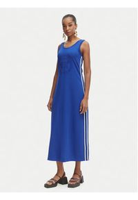 LOLA CASADEMUNT Sukienka codzienna LS2616148 Niebieski Regular Fit. Okazja: na co dzień. Kolor: niebieski. Materiał: syntetyk. Typ sukienki: proste. Styl: casual #2