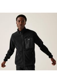 Regatta - Polar turystyczny męski Frankie Full Zip. Kolor: czarny. Materiał: polar. Sport: turystyka piesza #1