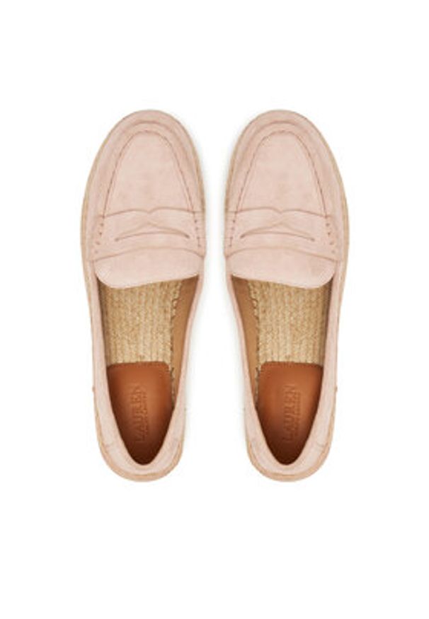 Lauren Ralph Lauren - LAUREN RALPH LAUREN Espadryle Luize 802953958009 Różowy. Kolor: różowy. Materiał: skóra, zamsz