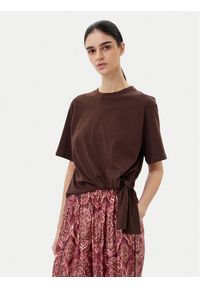 ViCOLO T-Shirt UD0043 Brązowy Regular Fit. Kolor: brązowy. Materiał: bawełna
