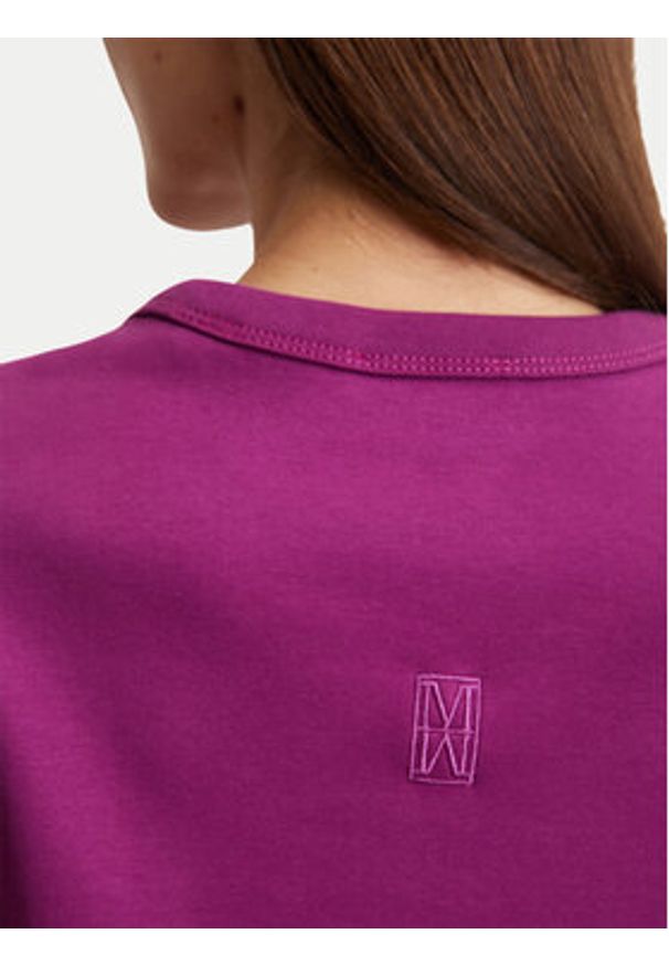 Marc O'Polo T-Shirt 506 2039 51123 Fioletowy Relaxed Fit. Typ kołnierza: polo. Kolor: fioletowy. Materiał: bawełna