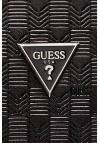 Guess - GUESS Сzarna męska aktówka Torino Briefcase. Kolor: czarny. Materiał: materiał. Styl: elegancki, biznesowy, klasyczny #3