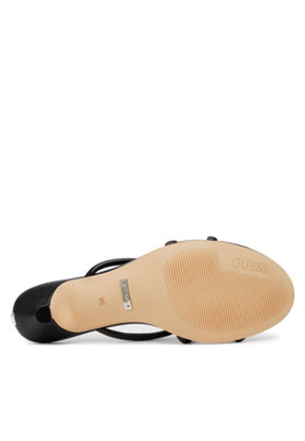 Guess Klapki FLJGARLEA03 Czarny. Kolor: czarny. Materiał: skóra