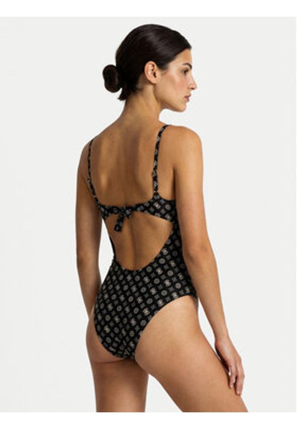 Guess Strój kąpielowy E6GJ10 MC04R Czarny. Kolor: czarny. Materiał: syntetyk