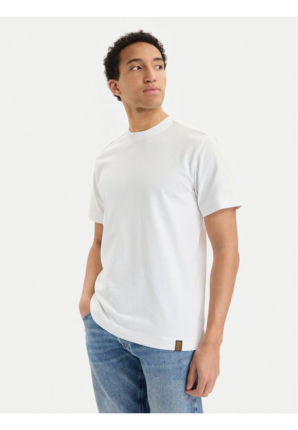 G-Star RAW - G-Star Raw T-Shirt Gs-01 D29291-D709 Biały Regular Fit. Kolor: biały. Materiał: bawełna