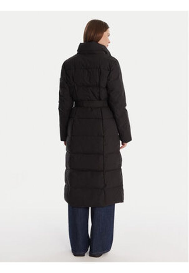 DKNY Płaszcz zimowy DLEMPP55 Czarny Regular Fit. Kolor: czarny. Materiał: syntetyk. Sezon: zima