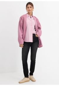 bonprix - Dżinsy o kroju slim fit, z dużą zawartością stretchu, high waist. Stan: podwyższony. Kolor: czarny #2