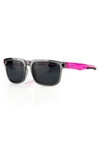 OPC - Okulary przeciwsłoneczne unisex Lifestyle California + Etui. Kolor: wielokolorowy, czarny, różowy