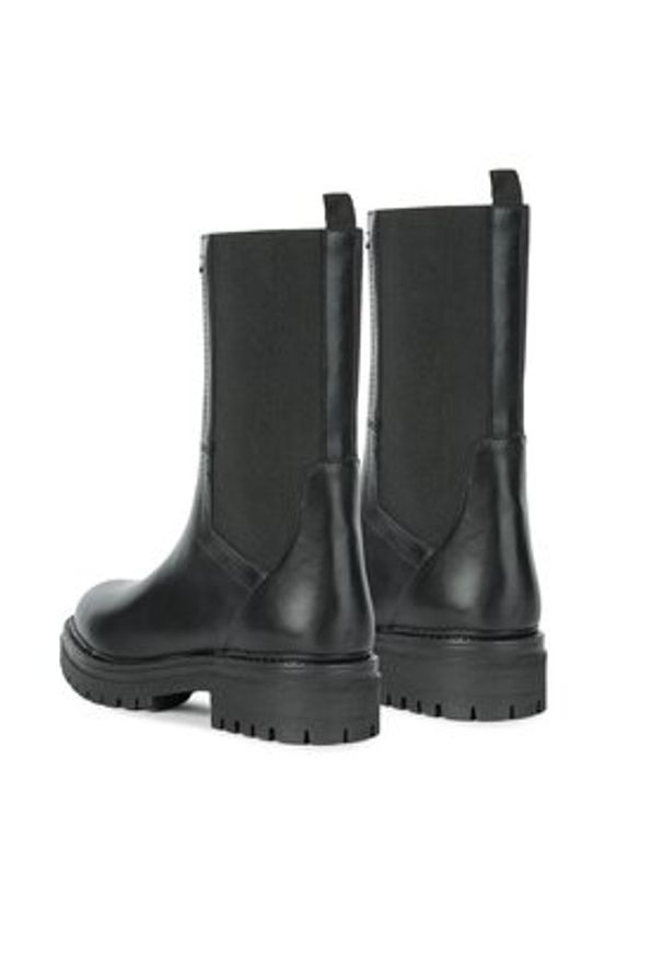Geox Botki D Iridea B Abx D26D0B 00043 C9999 Czarny. Kolor: czarny. Materiał: skóra