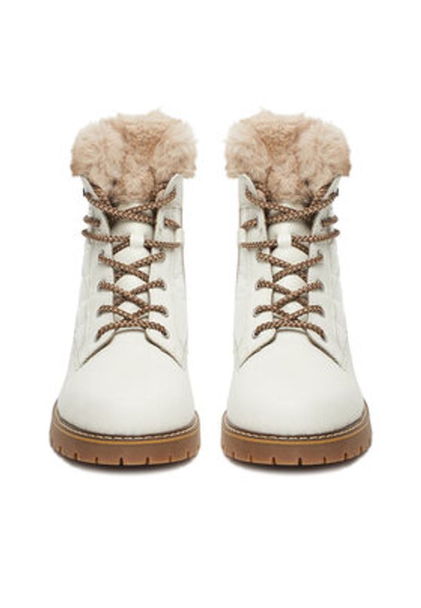 Remonte Trzewiki CEO-D9383-80 Biały. Kolor: biały. Materiał: skóra