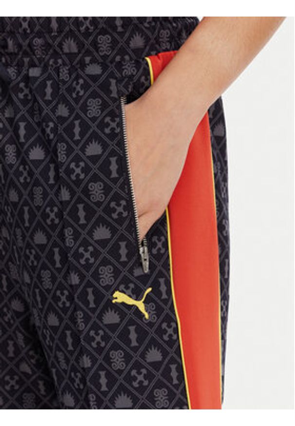 Puma Spodnie dresowe Road To Unity T7 629794 Granatowy Regular Fit. Kolor: niebieski. Materiał: syntetyk