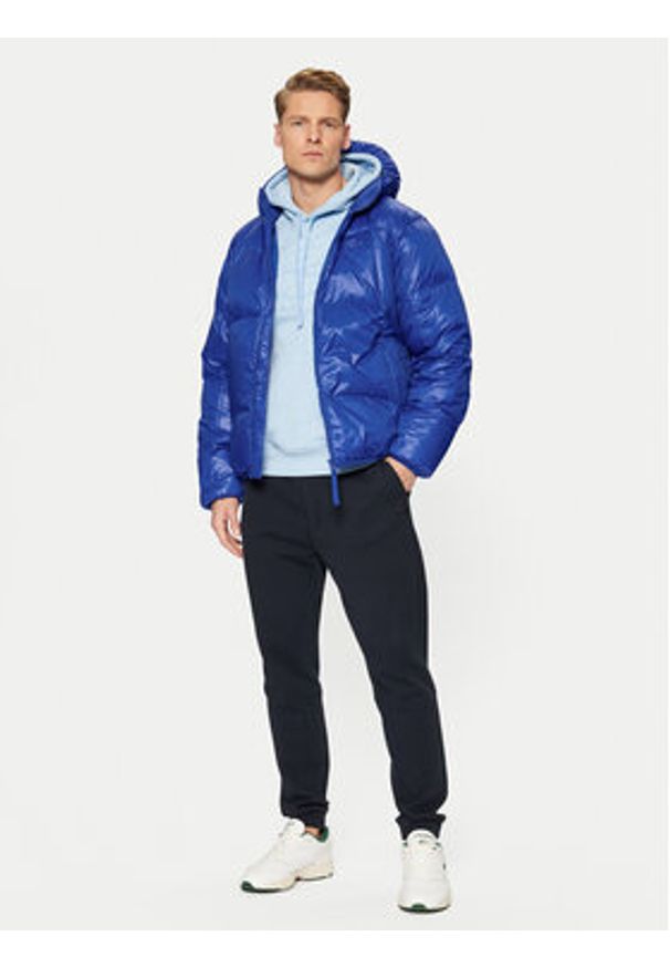 Lacoste Kurtka zimowa BH2889 Niebieski Regular Fit. Kolor: niebieski. Materiał: syntetyk. Sezon: zima
