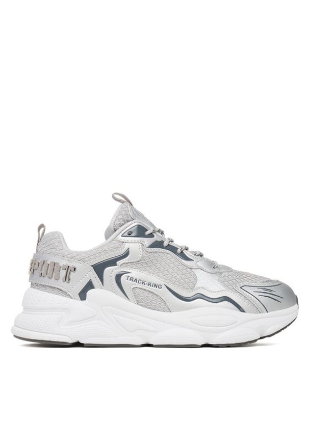 Plein Sport Sneakersy Track-King Mag FAES USC0843 STE003N Szary. Kolor: szary. Materiał: mesh, materiał