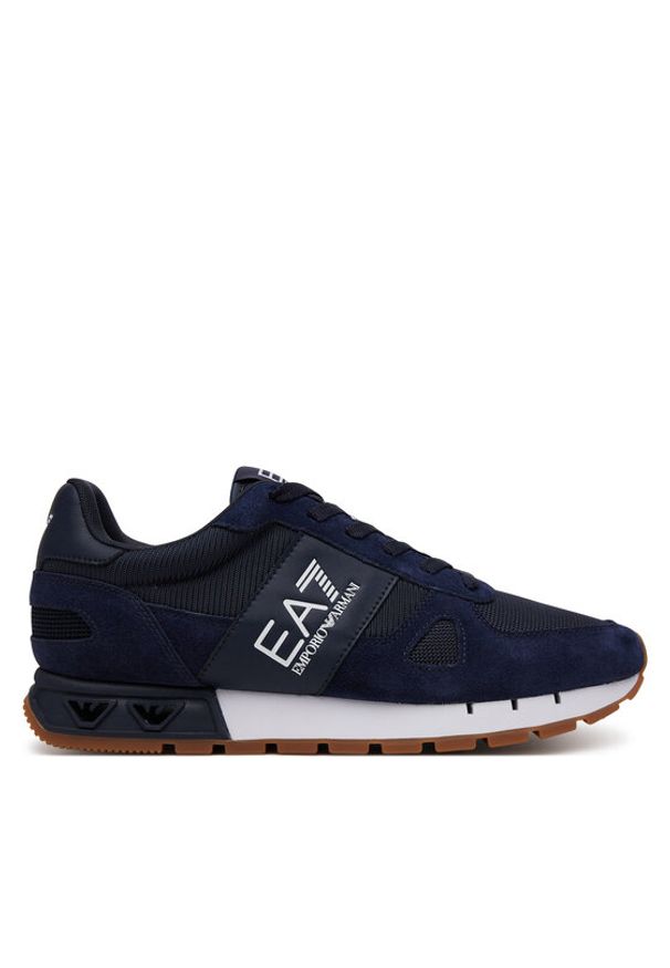 EA7 Emporio Armani Sneakersy X8X151 XK354 U456 Niebieski. Kolor: niebieski. Materiał: materiał