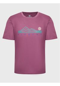 Element T-Shirt Ridgeline F1SSK8 Fioletowy Regular Fit. Kolor: fioletowy. Materiał: bawełna #1