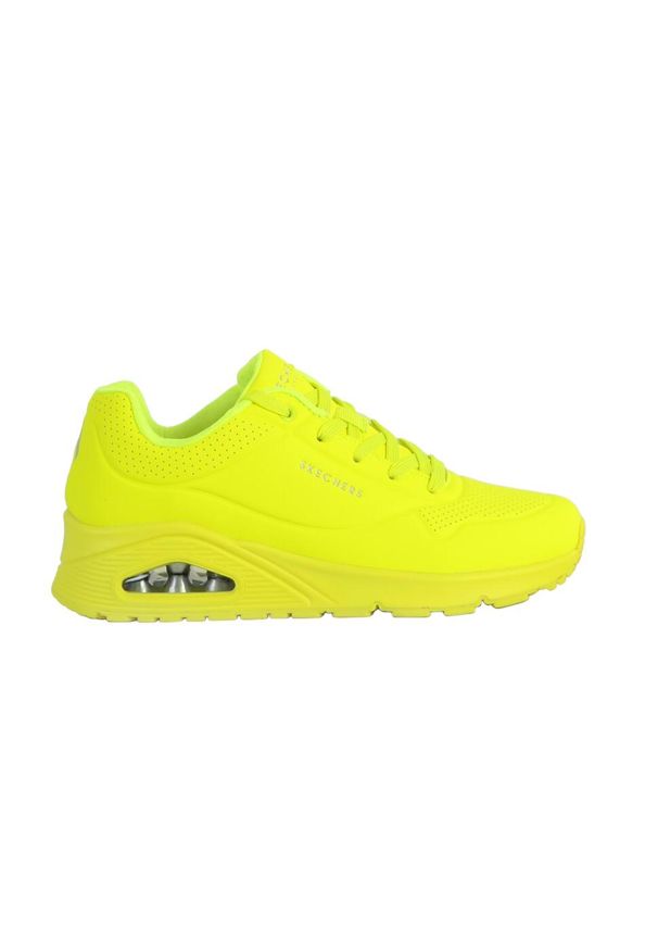 skechers - Buty na co dzień damskie SKECHERS UNO NIGHT SHADES. Okazja: na co dzień. Kolor: żółty