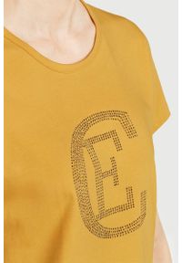 T-shirt marki Cellbes Equestrian. Kolor: żółty. Materiał: materiał #6