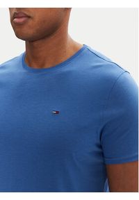 Tommy Jeans T-Shirt DM0DM04411 Niebieski Slim Fit. Kolor: niebieski. Materiał: bawełna #4