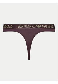 Emporio Armani Underwear Komplet 2 par stringów 163333 4F235 05093 Fioletowy. Kolor: fioletowy. Materiał: syntetyk