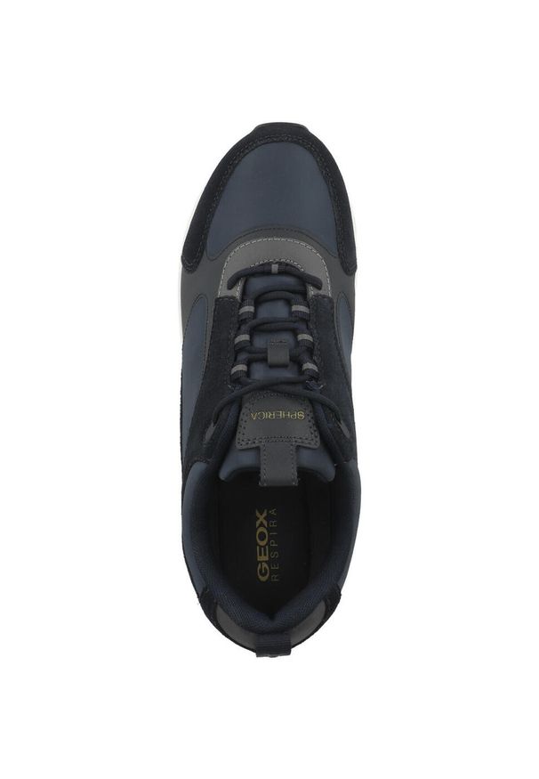 Buty męskie Geox Spherica™ ECUB-4. Kolor: niebieski. Materiał: tkanina
