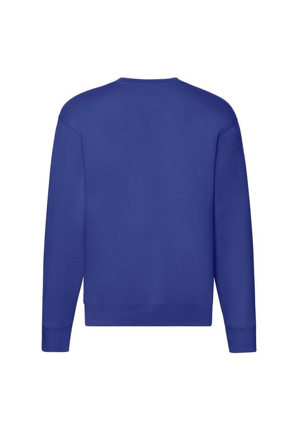 FRUIT OF THE LOOM - Męska Bluza Rozpinana Premium. Kolor: niebieski