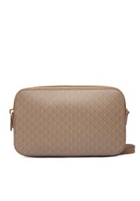 Calvin Klein Torebka Emblem Aop Elongated Camera Bag LV04F3268G Beżowy. Kolor: beżowy. Materiał: skórzane #1