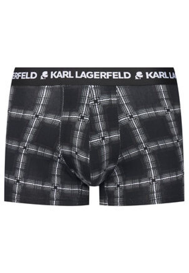 Karl Lagerfeld - KARL LAGERFELD Komplet 3 par bokserek A4M47002 Czarny. Kolor: czarny