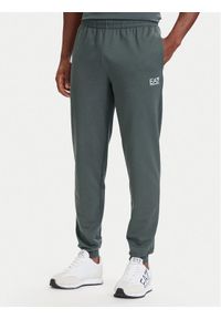 EA7 Emporio Armani Spodnie dresowe 8NPP66 PJVRZ U8085 Szary Regular Fit. Kolor: szary. Materiał: bawełna #1