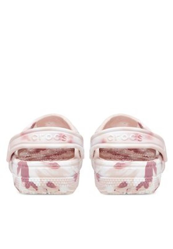 Crocs Klapki Classic Marbled Kids Clog 207464 Kolorowy. Wzór: kolorowy