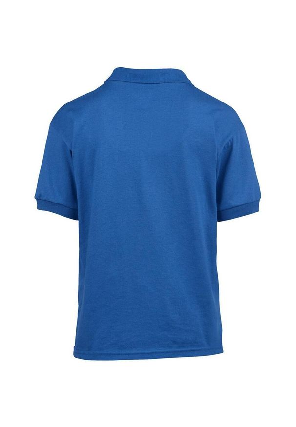 GILDAN - Dziecięca Koszulka Polo Jersey DryBlend. Typ kołnierza: polo. Kolor: niebieski. Materiał: jersey