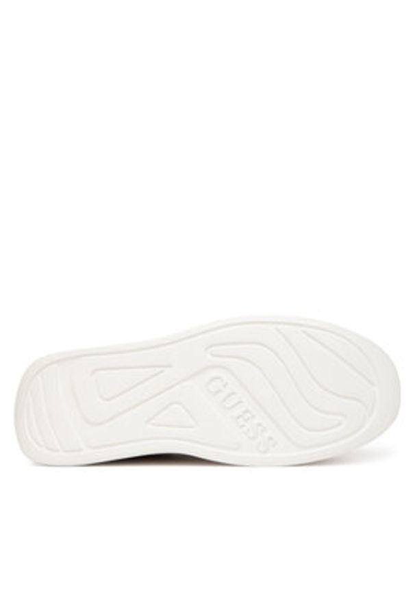 Guess Sneakersy FMFBAN LEP12 Brązowy. Kolor: brązowy. Materiał: skóra, zamsz