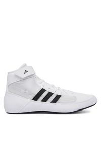 Adidas - adidas Buty bokserskie HVC JP6120 Biały. Kolor: biały. Materiał: materiał #1