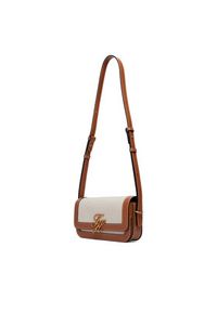 TOMMY HILFIGER - Tommy Hilfiger Torebka Th Script Flap Crossover Canvas AW0AW18737 Kremowy. Kolor: kremowy #4