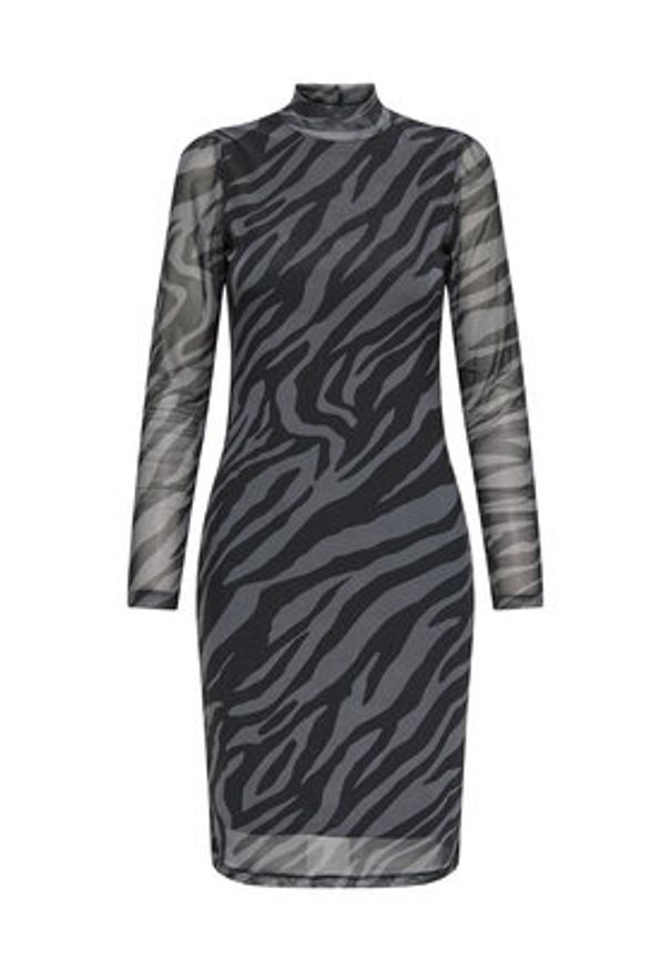 only - ONLY Sukienka codzienna Erica 15355845 Szary Regular Fit. Okazja: na co dzień. Kolor: szary. Materiał: syntetyk. Typ sukienki: proste. Styl: casual