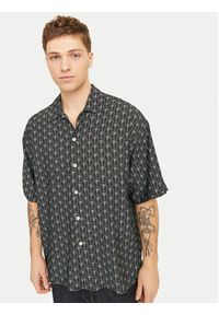 Jack & Jones - Jack&Jones Koszula Marshall 12271103 Czarny Wide Fit. Kolor: czarny. Materiał: wiskoza #4