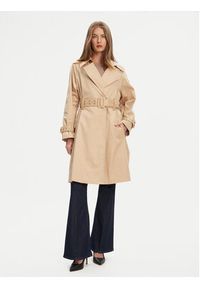 Guess Trencz W5YL02 WHDF1 Beżowy Regular Fit. Kolor: beżowy. Materiał: syntetyk #6