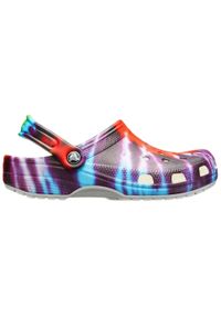 Klapki plażowe dla dzieci Crocs Classic Clog. Okazja: na plażę. Kolor: wielokolorowy. Styl: sportowy
