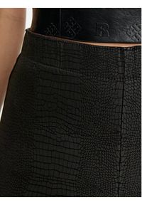Cream Spodnie z imitacji skóry Tabea 10610409 Czarny Slim Fit. Kolor: czarny. Materiał: skóra #4