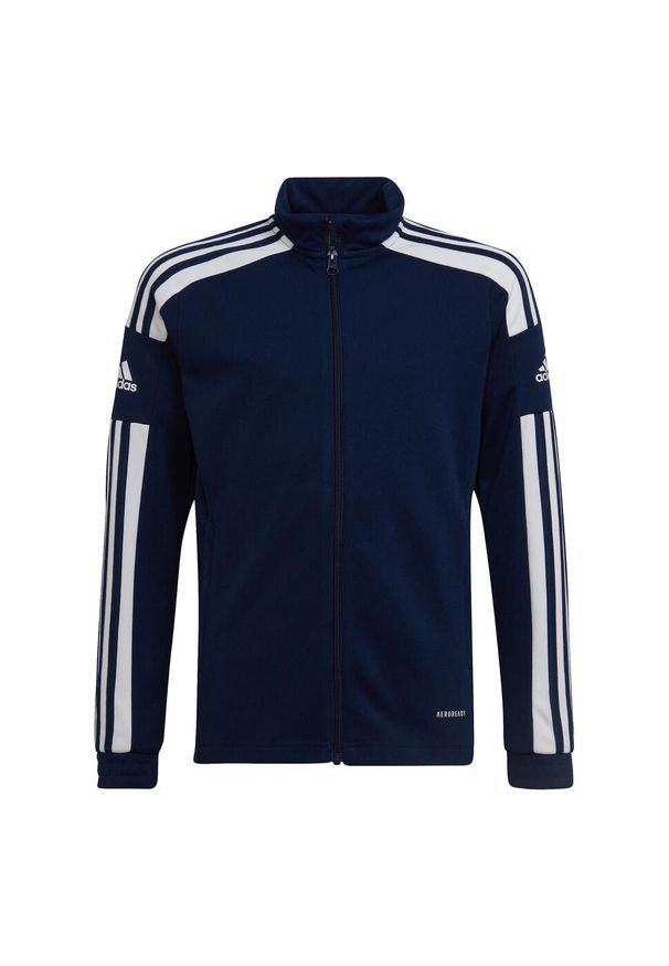 Adidas - Bluza dla dzieci adidas Squadra 21 Training Full Zip. Kolor: biały, wielokolorowy, niebieski