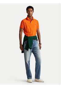 Polo Ralph Lauren Polo 710782592024 Pomarańczowy Regular Fit. Typ kołnierza: polo. Kolor: pomarańczowy. Materiał: bawełna #6