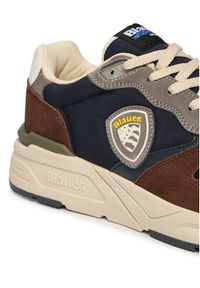 Blauer Sneakersy S6RAY02/MES Granatowy. Kolor: niebieski. Materiał: zamsz, skóra #3