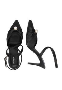 DeeZee Szpilki CEO-CD23029-13 Czarny. Kolor: czarny. Materiał: materiał. Obcas: na szpilce #6